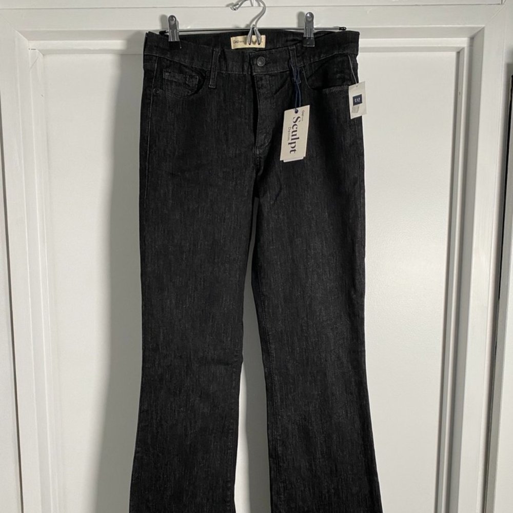 Gap Sculpt Denim 30 Tall Perfect Boot Jeans Black